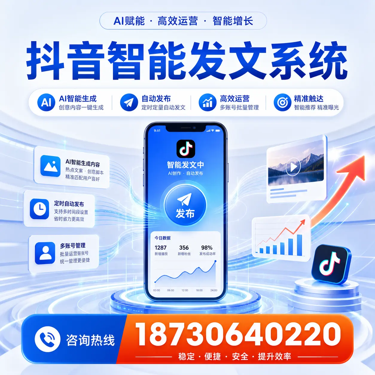 如何通过抖音智能发文系统提升 巴音郭楞 企业的市场竞争力